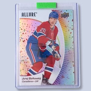 2023-2024 UD Allure Confetti Card Juraj Slafkovsky #10 Canadiens De Montréal